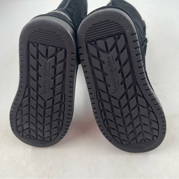 Koolaburra by Ugg Black Victoria Tall Sheepskin Winter Rain Snow Boot- Size 12 C - Picture 9 of 10